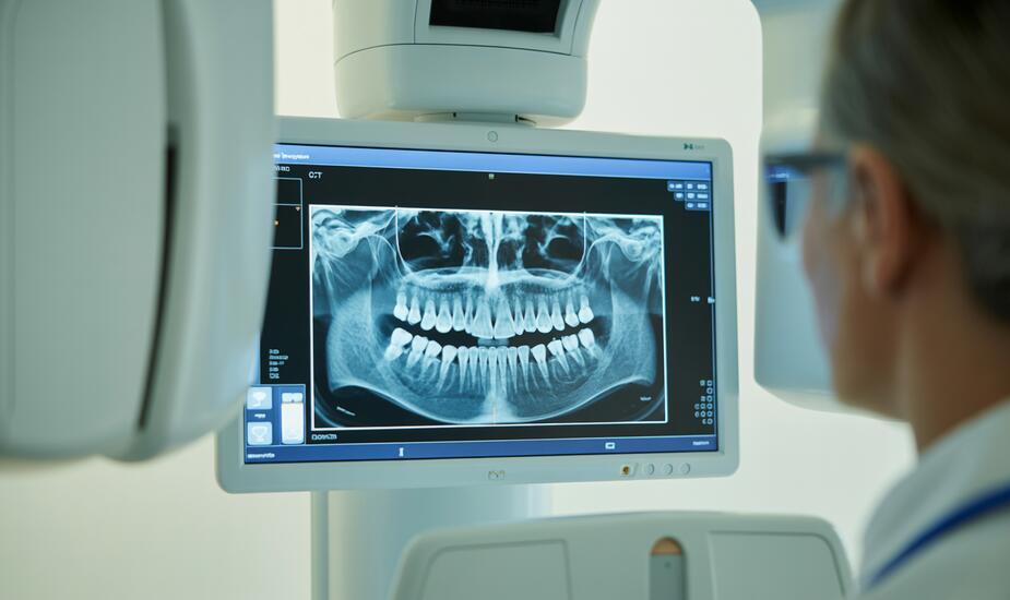 CBCT root resorption - 3D cross-sectional imaging of tooth roots on a radiology workstation at 3Beam Imaging Centre