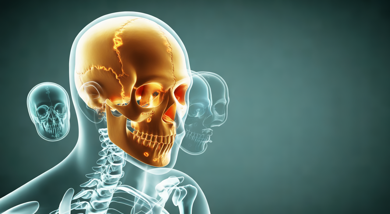 CBCT maxillofacial trauma 3D reconstruction showing facial fracture assessment with cone beam imaging