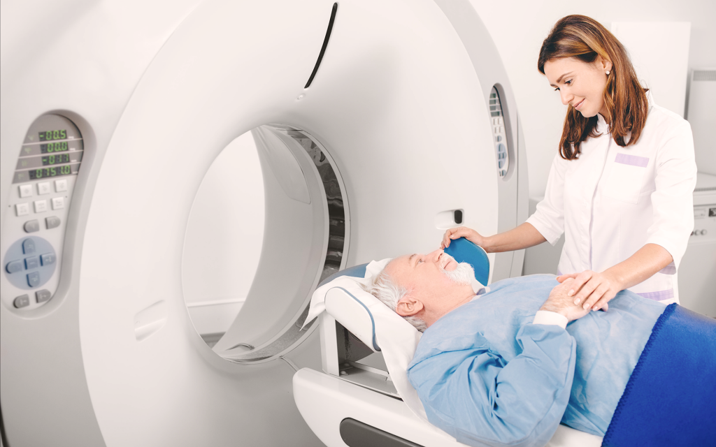 patient undergoing dental mri